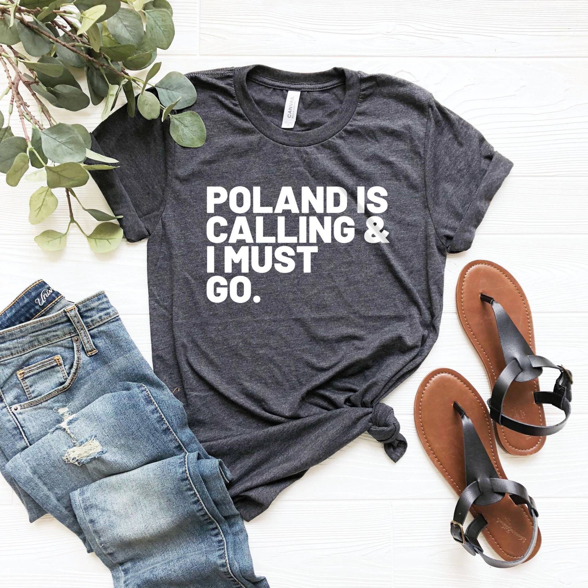 Polen Shirt Stolz Shirts Geschenk Europa Reise Familienausflug Urlaub Ruft von SimplyTraded