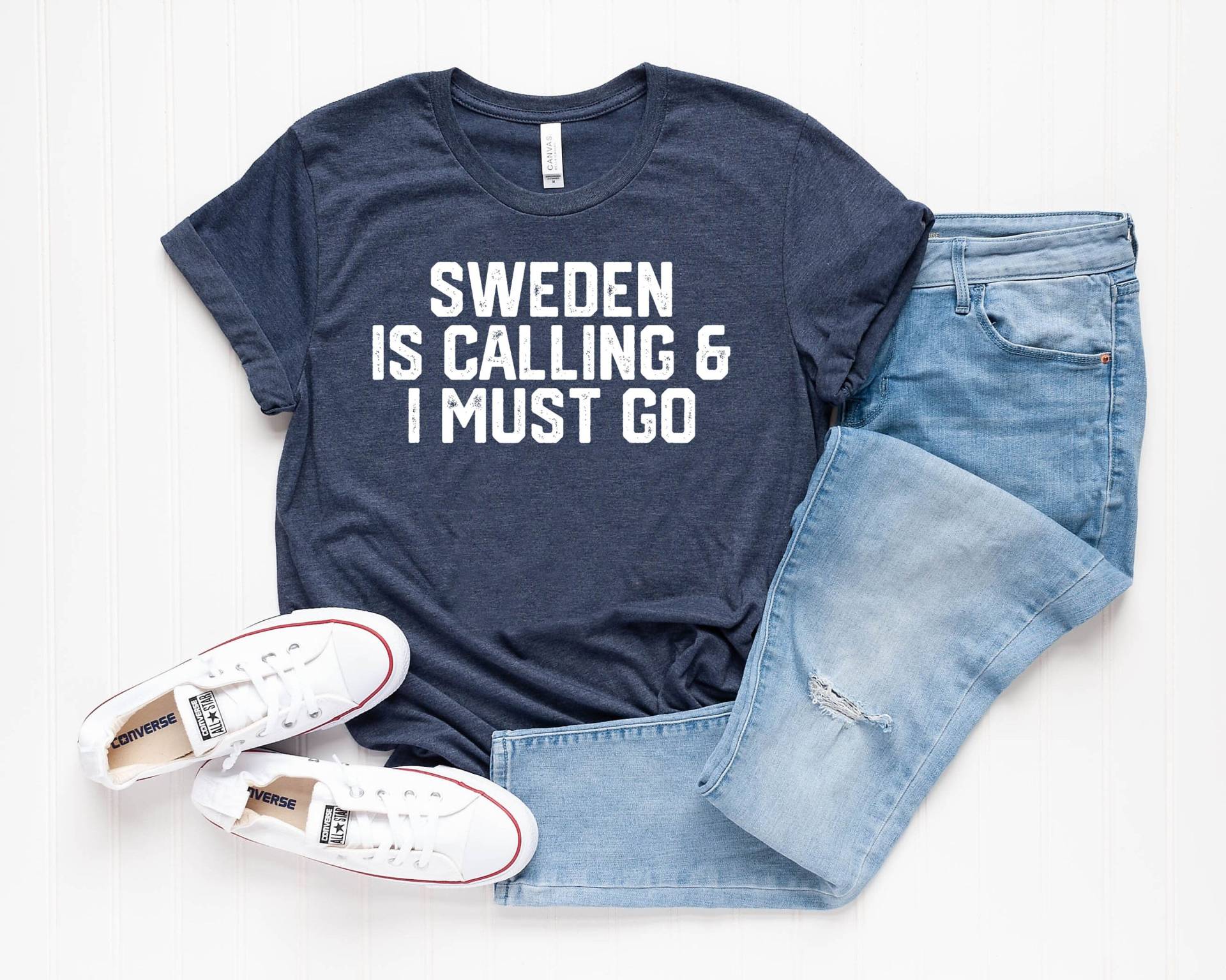 Schweden Ruft Shirt Liebhaber Reise Shirts Geschenk Urlaub von SimplyTraded