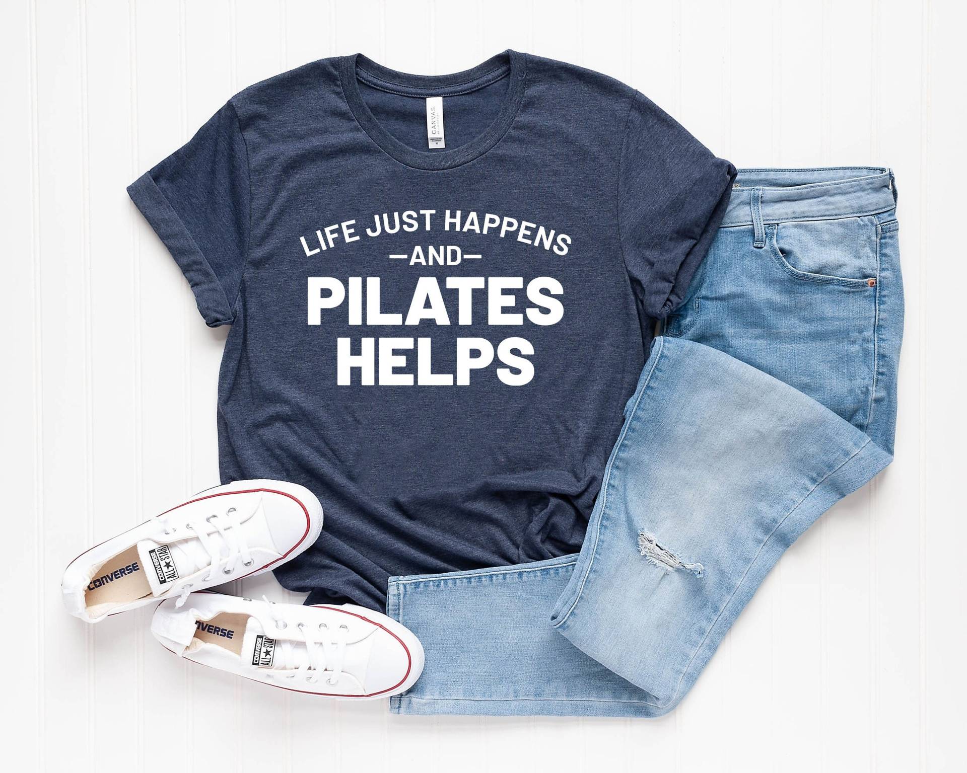 Workout Motivation Shirt Pilates Mama Geschenk Lustige Shirts Für Frauen Yoga Gg von SimplyTraded