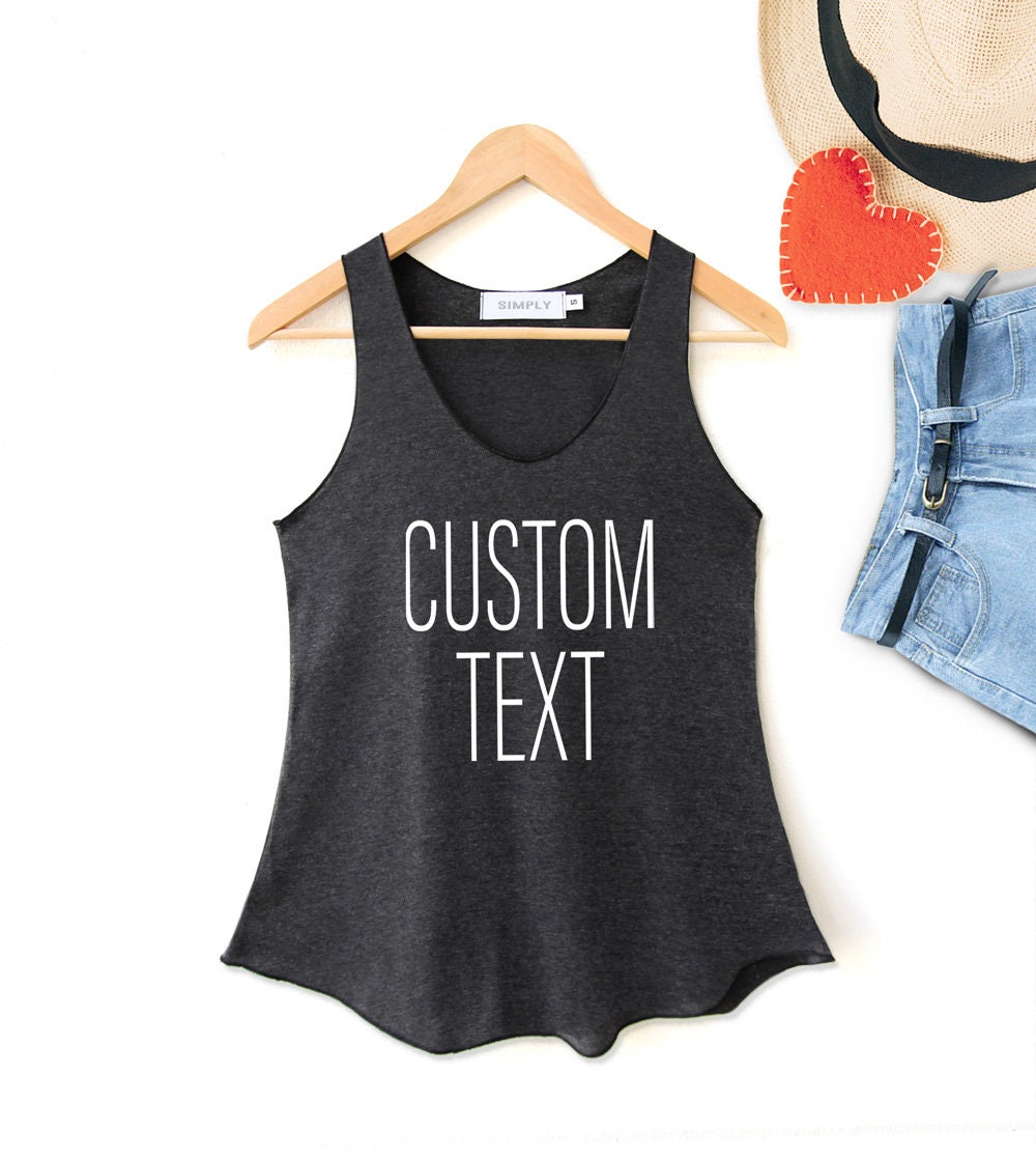 Benutzerdefinierte T-Shirts Shirts Tank Top Personalisierte Damenbekleidung von SimplydailyDesign