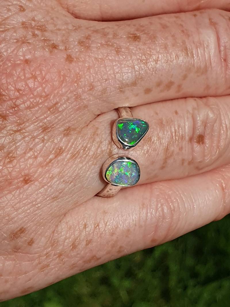 Opalring|Frau|Freundin|Weihnachtsring|Frau|Freundin|Weihnachtsring|Geschenk|statement Ring|Größe 58 Us|R Uk|Unique Ringe|Multi-stein Opalring|Frau|Freundin|Weihnachtsring|Frau|Freundin|Weihnachtsring|Geschenk|statement Ring|Größe 58 Us|R Uk|Unique Ringe|Multi-stein von SimplyopalGB