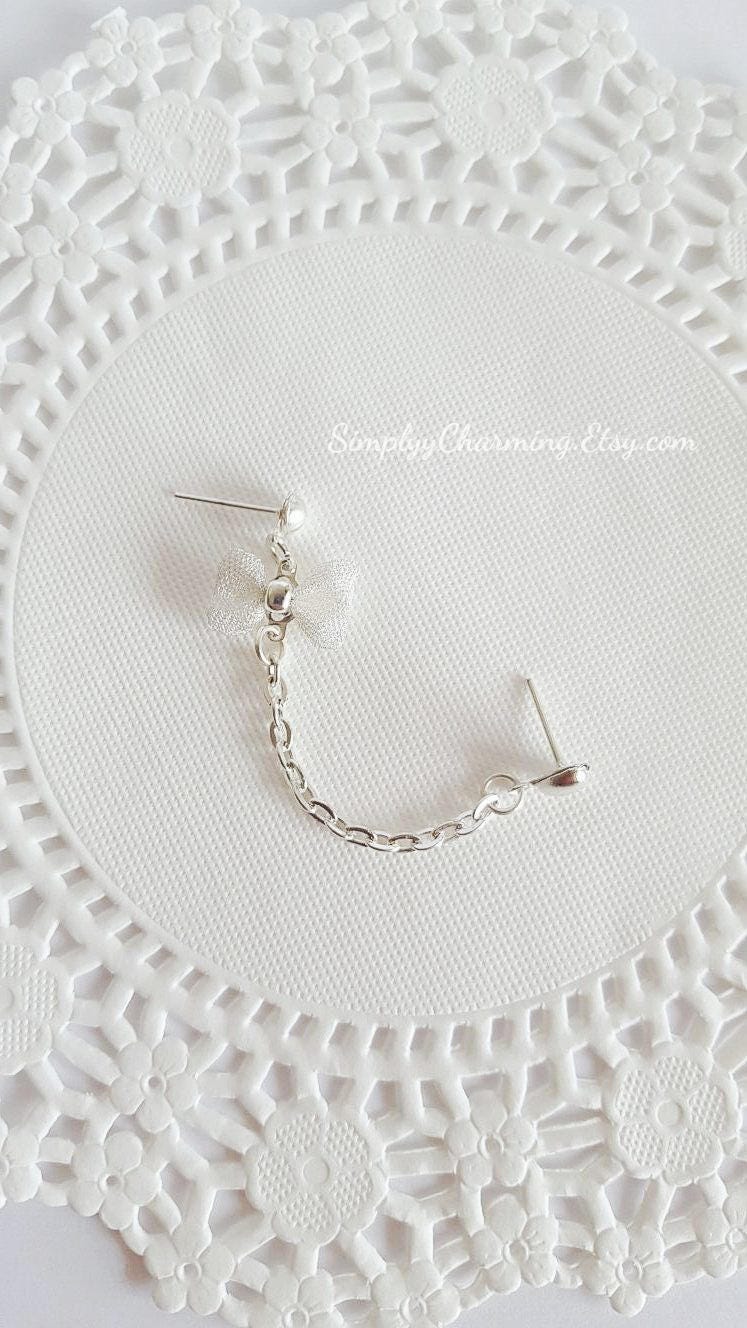 Mesh Bogen Knorpel Kette Ohrring Helix Doppel Lobe Ohr Manschette Schmuck Herz Bolzen Einfache Liebe Einfach Zierlich Mesh Bogen Knorpel Kette Ohrring Helix Doppel Lobe Ohr Manschette Schmuck Herz Bolzen Einfache Liebe Einfach Zierlich von SimplyyCharming
