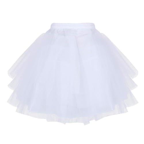 SinChic Reifrock Kinder,Kinder Mädchen Reifrock Weißer Unterrock Petticoat Mädchen Unterrock Petticoat Mädchen Kleid Tutu Rock Kinder Unterrock Petticoat für Brautjungfer Hochzeitsfeier von SinChic