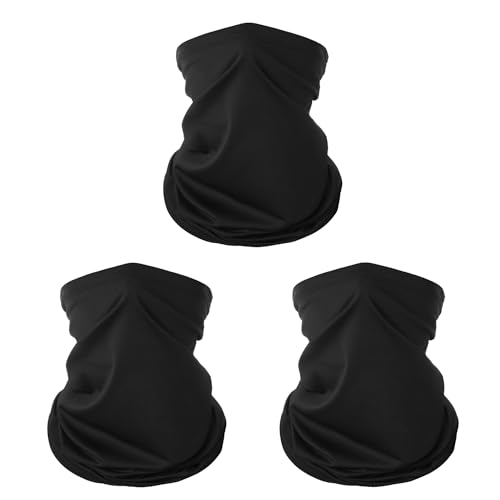 Sturmhaube,3 PCS Balaclava Gesichtsmaske Winddicht Sturmmaske Nylon Sturmhauben Unisex Männer Frauen Motorradmaske Skimaske für Outdoor Motorradhelm Radfahren Skifahren Wintersport Schwarz von SinChic