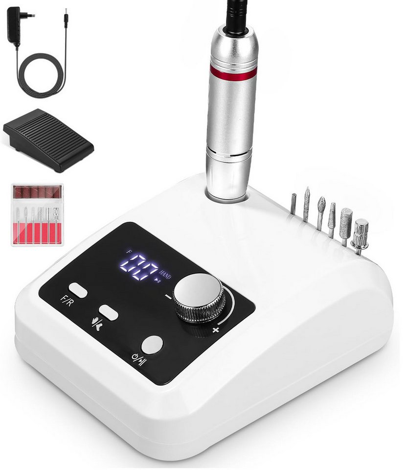 SinLaw Maniküre-Pediküre-Set Professional nail clippers, electric nail files, nail drill sets, 45.000 U/min für Maniküre, Polieren und Acrylnagelkleberentfernung von SinLaw