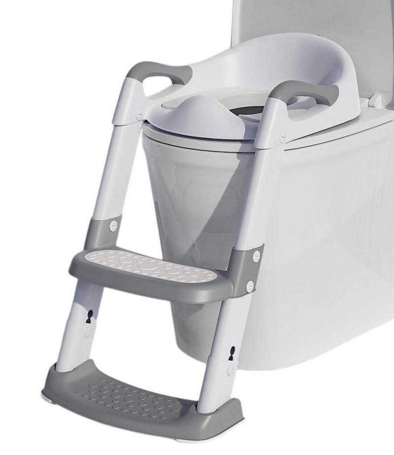 SinLaw Toilettentrainer Höhenverstellbarer, faltbarer Kinder-WC-Sitz mit Treppe, (1-tlg), Kinder-Toilettensitz mit Treppe, Höhenverstellbare Fußstütze von SinLaw