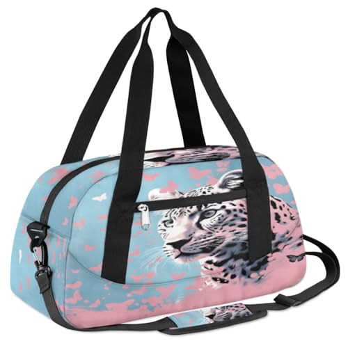 Reisetasche für Kinder, Übernachtungstasche, Reisetasche, Wochenend-Übernachtungstasche, wasserdicht, für Sport, Fitnessstudio, Training, Mädchen, Gymnastik, Tanz, Tragetasche, Geschenk, Rosa, Tasche von SinSenMa