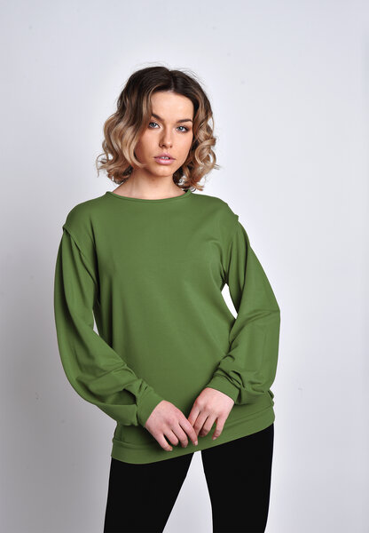 SinWeaver alternative fashion Pullover, Sweatshirt langarm Tencel-Modal von SinWeaver alternative fashion