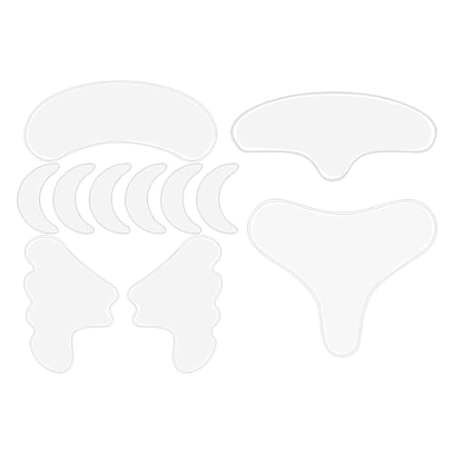 Sinbana 11stk Wiederverwendbares Silikon Falten Pflaster Set, Transparentes Über Nacht Silikon Anti Falten Pflaster für Frauen Stirn Gesicht Kinn Hals Brust Hautbefeuchtung und Straffung Sinbana 11stk Wiederverwendbares Silikon Falten Pflaster Set, Transparentes Über Nacht Silikon Anti Falten Pflaster für Frauen Stirn Gesicht Kinn Hals Brust Hautbefeuchtung und Straffung von Sinbana