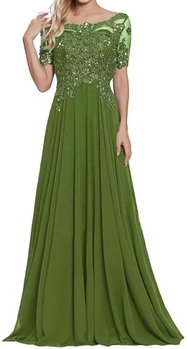 Sincemeet Damen Lange Mutter Der Braut Kleider Chiffon Perlen Spitzenkleid Brautjungfer Mit 1/374 Ärmeln Lang Formelle Abendkleid Sincemeet Damen Lange Mutter Der Braut Kleider Chiffon Perlen Spitzenkleid Brautjungfer Mit 1/374 Ärmeln Lang Formelle Abendkleid von Sincemeet