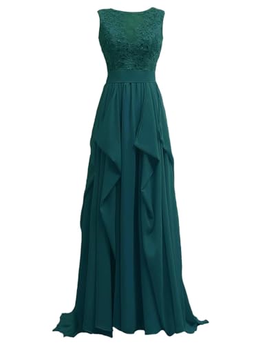 Lace Appliques Mutter der Braut Kleid Lang Formal Abendkleid A-Linie Chiffon Beaded Abendkleid von Sincemeet