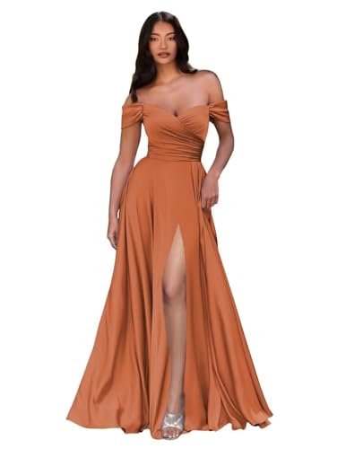 Sincemeet Ballkleider Satin Lang Schulterfreie Elegante Abendkleider Mit Schlitz Meerjungfrau Hochzeit Partei Kleid Sincemeet Ballkleider Satin Lang Schulterfreie Elegante Abendkleider Mit Schlitz Meerjungfrau Hochzeit Partei Kleid von Sincemeet