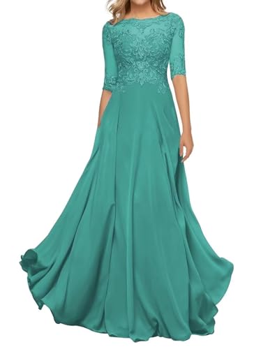 Sincemeet Damen Abendkleid Wadenlang Spitzen Brautmutterkleid Applikationen Chiffon Formales Abendkleider Sincemeet Damen Abendkleid Wadenlang Spitzen Brautmutterkleid Applikationen Chiffon Formales Abendkleider von Sincemeet