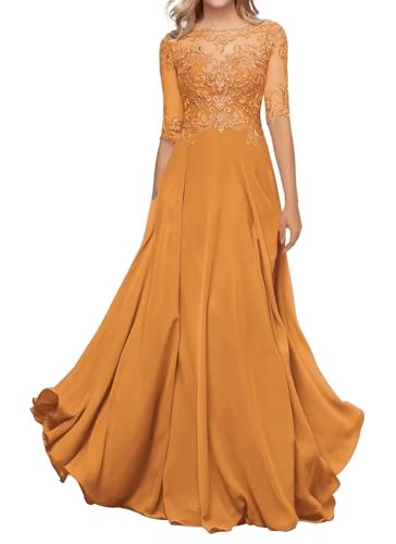 Sincemeet Damen Abendkleid Wadenlang Spitzen Brautmutterkleid Applikationen Chiffon Formales Abendkleider Sincemeet Damen Abendkleid Wadenlang Spitzen Brautmutterkleid Applikationen Chiffon Formales Abendkleider von Sincemeet