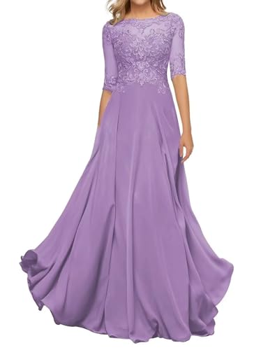Sincemeet Damen Abendkleid Wadenlang Spitzen Brautmutterkleid Applikationen Chiffon Formales Abendkleider Sincemeet Damen Abendkleid Wadenlang Spitzen Brautmutterkleid Applikationen Chiffon Formales Abendkleider von Sincemeet