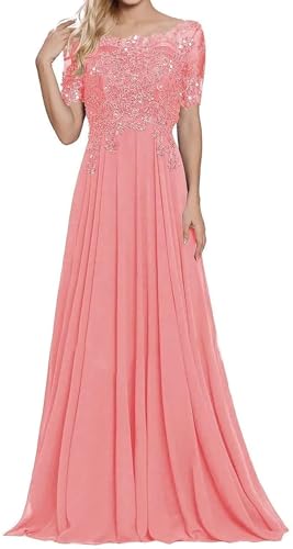 Sincemeet Damen Lange Mutter Der Braut Kleider Chiffon Perlen Spitzenkleid Brautjungfer Mit 1/108 Ärmeln Lang Formelle Abendkleid Sincemeet Damen Lange Mutter Der Braut Kleider Chiffon Perlen Spitzenkleid Brautjungfer Mit 1/108 Ärmeln Lang Formelle Abendkleid von Sincemeet