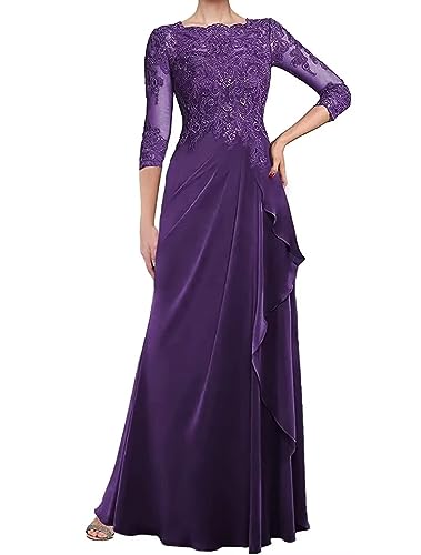 Sincemeet Kleider für die Brautmutter aus Spitze Elegant Cocktailkleid für die Hochzeit Chiffon formelles Abendkleid mit Rüschen Sincemeet Kleider für die Brautmutter aus Spitze Elegant Cocktailkleid für die Hochzeit Chiffon formelles Abendkleid mit Rüschen von Sincemeet