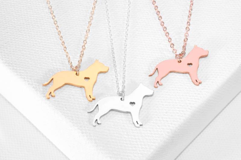 Personalisierte Hund Halskette Jede Rasse Beste Freund Memorial Benutzerdefinierte Gravierte Anhänger Schmuck von SincerelySilverShop