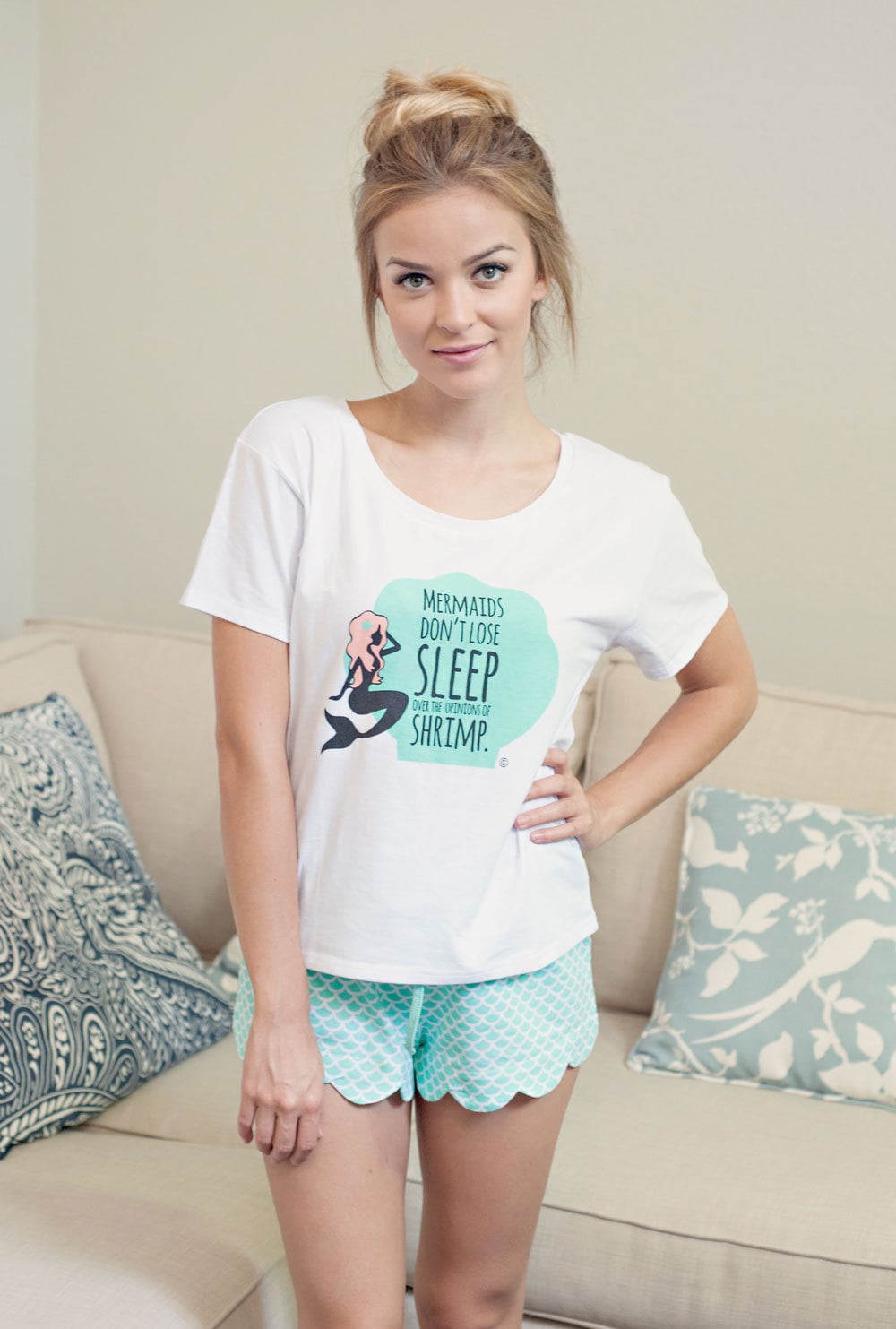 Mermaids Don't Loss Sleep Pyjama Set von SincerelySweetSSB