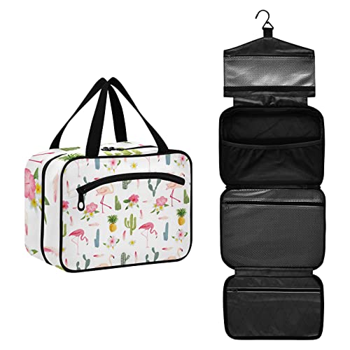 Kulturbeutel für Damen, Reise-Make-up-Tasche, Organizer mit Haken zum Aufhängen, Kosmetiktaschen für Damen und Herren, Reisetasche für Toilettenartikel, Shampoo-Zubehör, Mehrfarbig #02, L von Sinestour