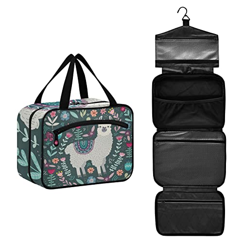 Kulturbeutel für Damen, Reise-Make-up-Tasche, Organizer mit Haken zum Aufhängen, Kosmetiktaschen für Damen und Herren, Reisetasche für Toilettenartikel, Zubehörbehälter, Mehrfarbig #26, L von Sinestour