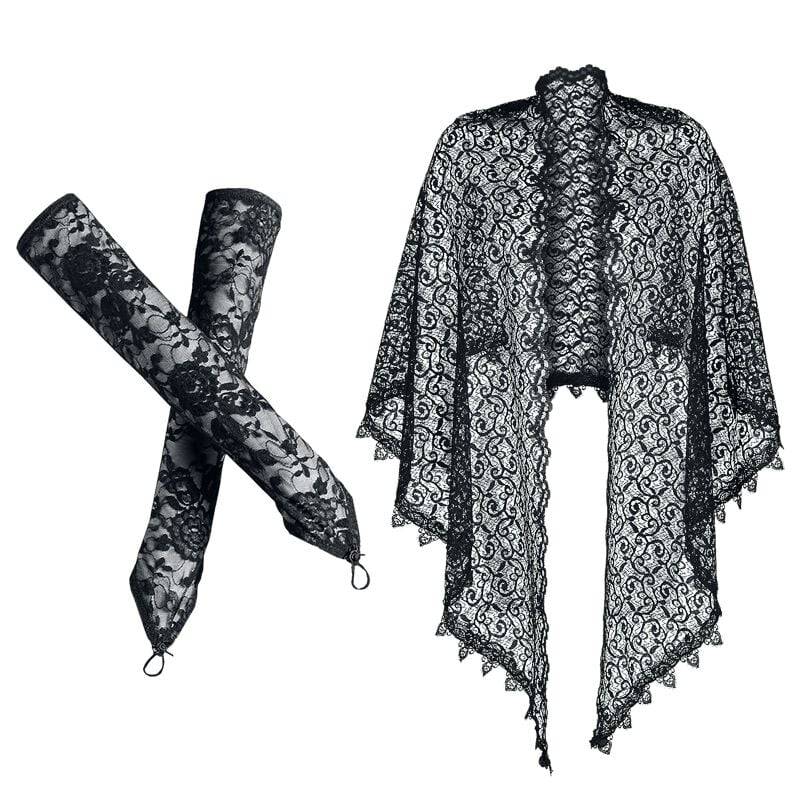 Sinister Gothic Gothic Essentials Bundles Tuch schwarz von Sinister Gothic