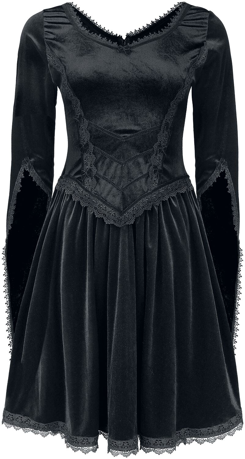 Sinister Gothic Minidress Kurzes Kleid schwarz in 3XL von Sinister Gothic