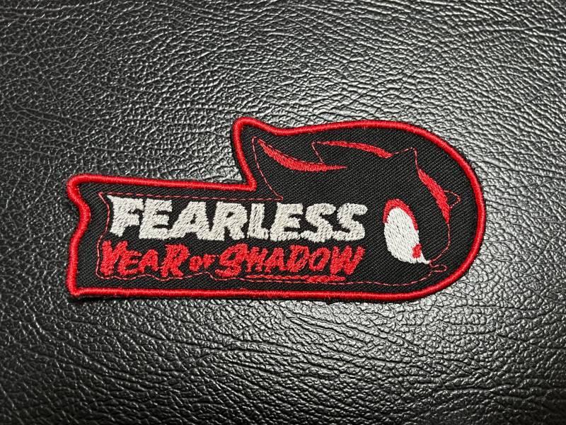 Fearless Year Of Shadow Embroidery Patch von SinisterCosxArt