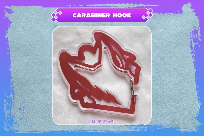 Infinite Carabiner Hook Acryl Keychain von SinisterCosxArt