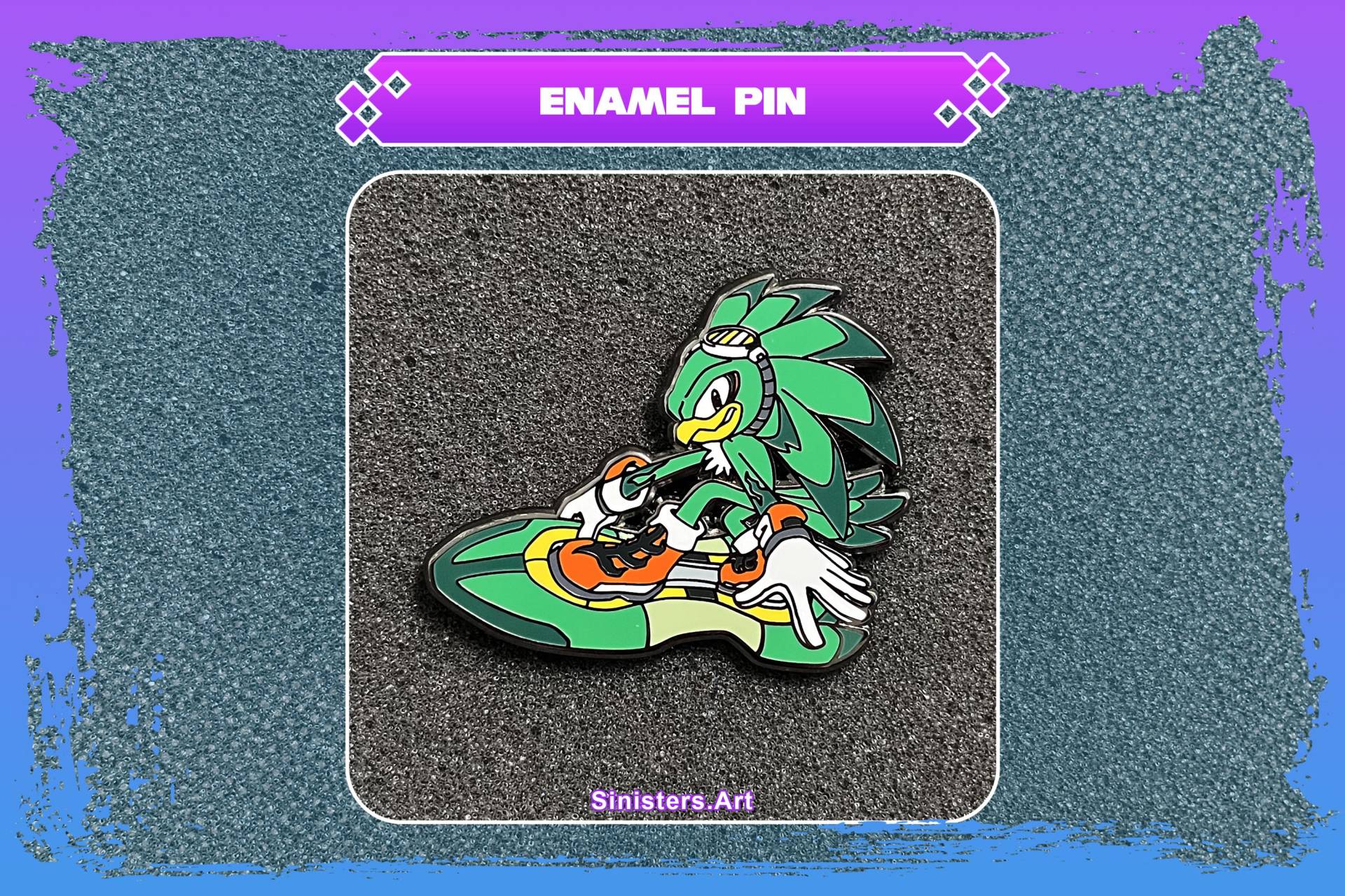 Jet The Hawk Enamel Pin von SinisterCosxArt