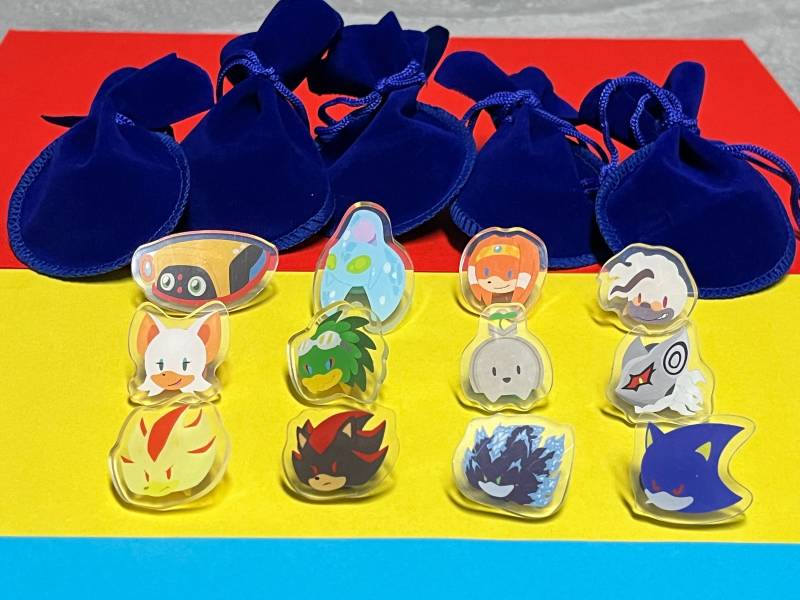 Sonic Mini Acryl Pin Mystery Lucky Bags von SinisterCosxArt