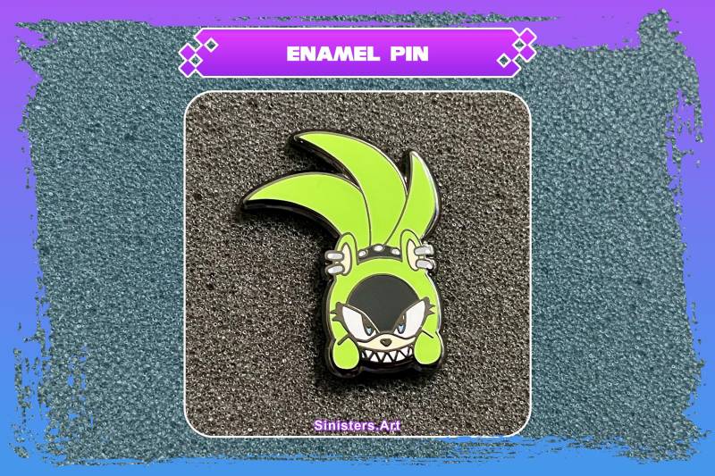 Surge The Tenrec Enamel Pin von SinisterCosxArt