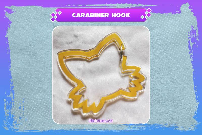 Tails Miles Prower Carabiner Hook Acryl Keychain Tails Miles Prower Carabiner Hook Acryl Keychain von SinisterCosxArt