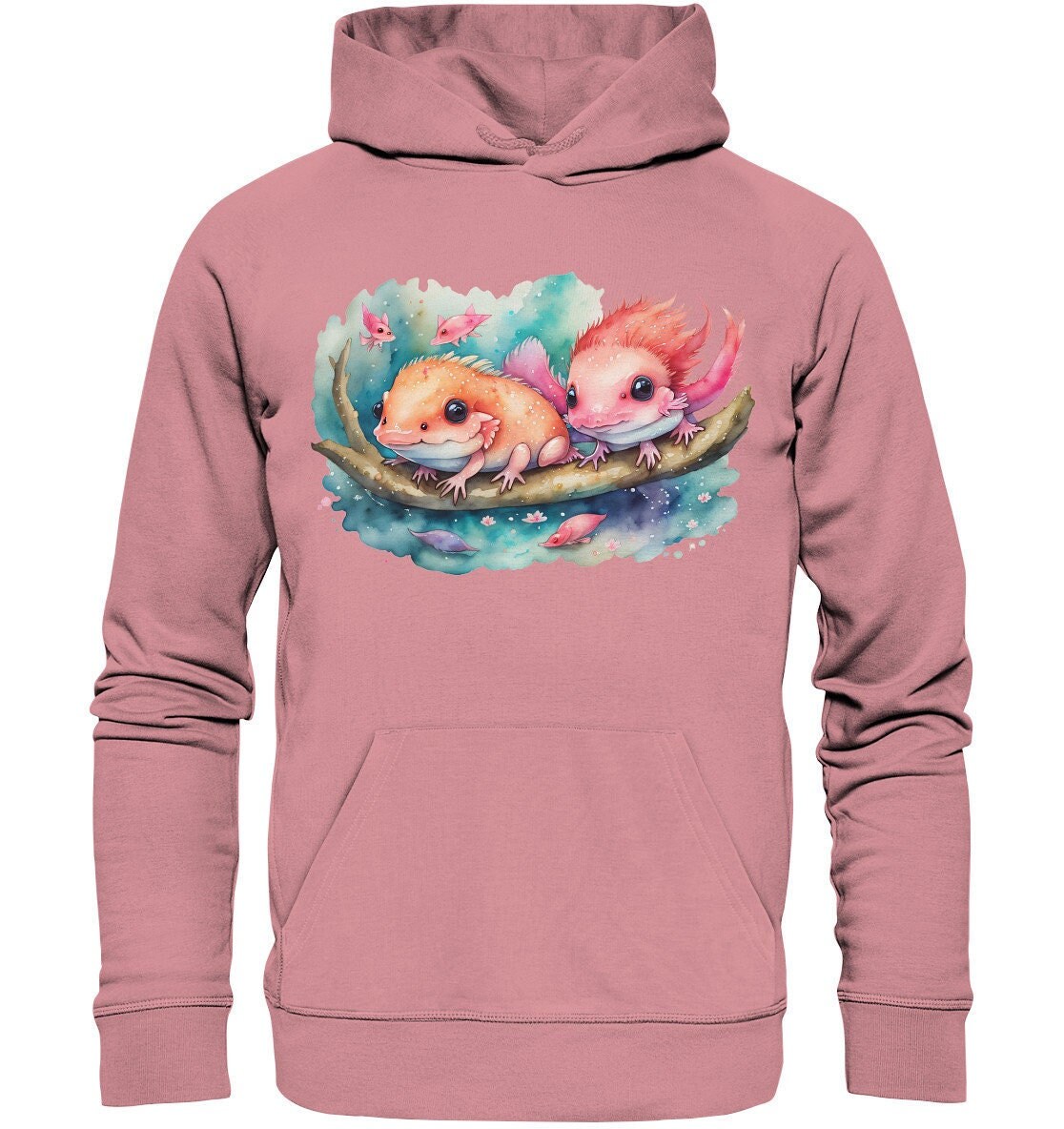 Axolotl Babys Bio Baumwolle - Organic Basic Hoodie von SinisterSanctum