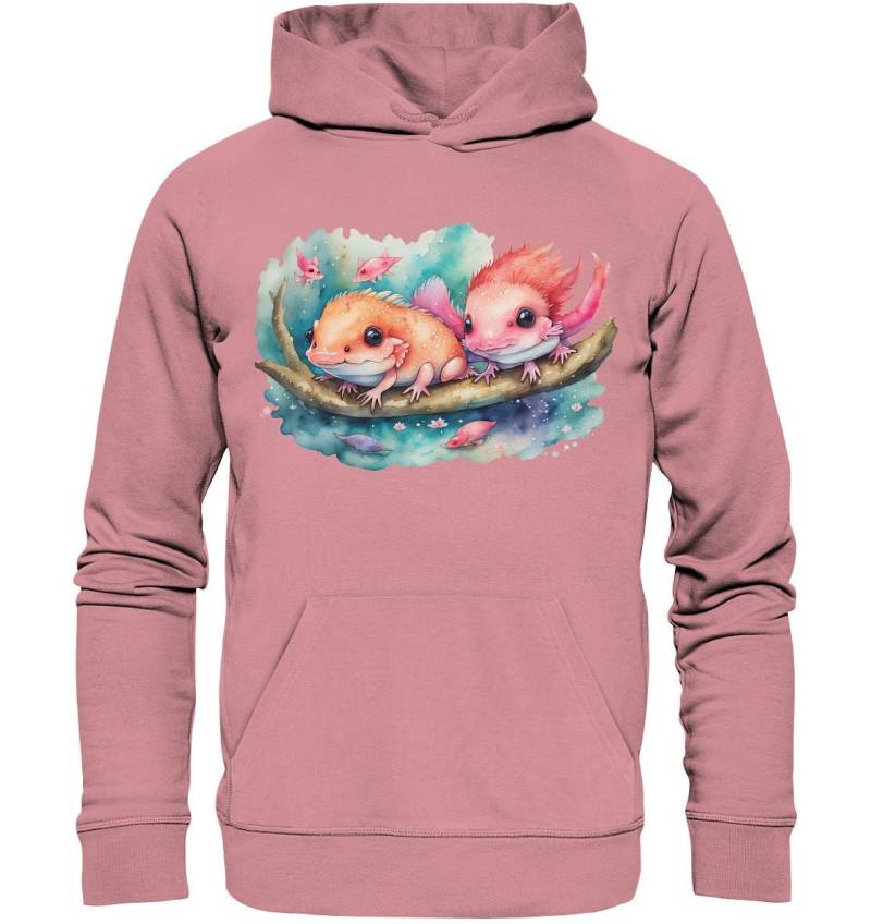 Axolotl Babys Bio Baumwolle - Organic Basic Hoodie von SinisterSanctum