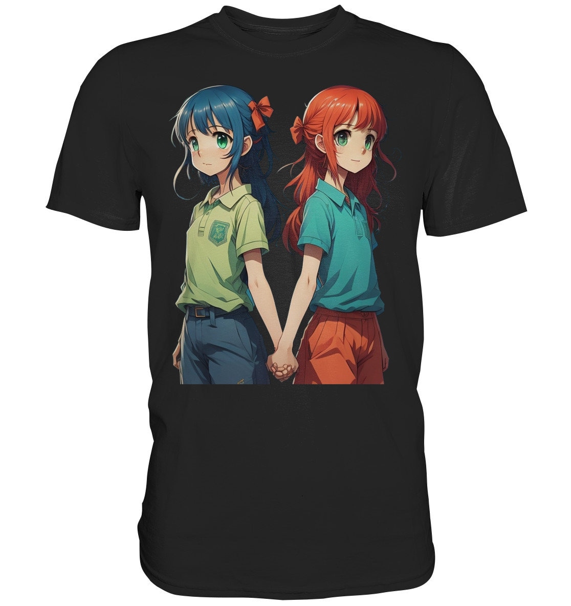 Die 2 Mädels - Premium Shirt von SinisterSanctum