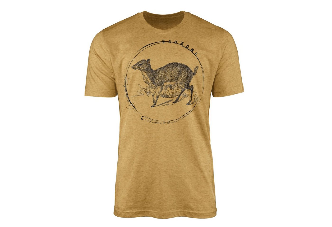 Sinus Art T-Shirt Evolution Herren T-Shirt Chevrotain von Sinus Art