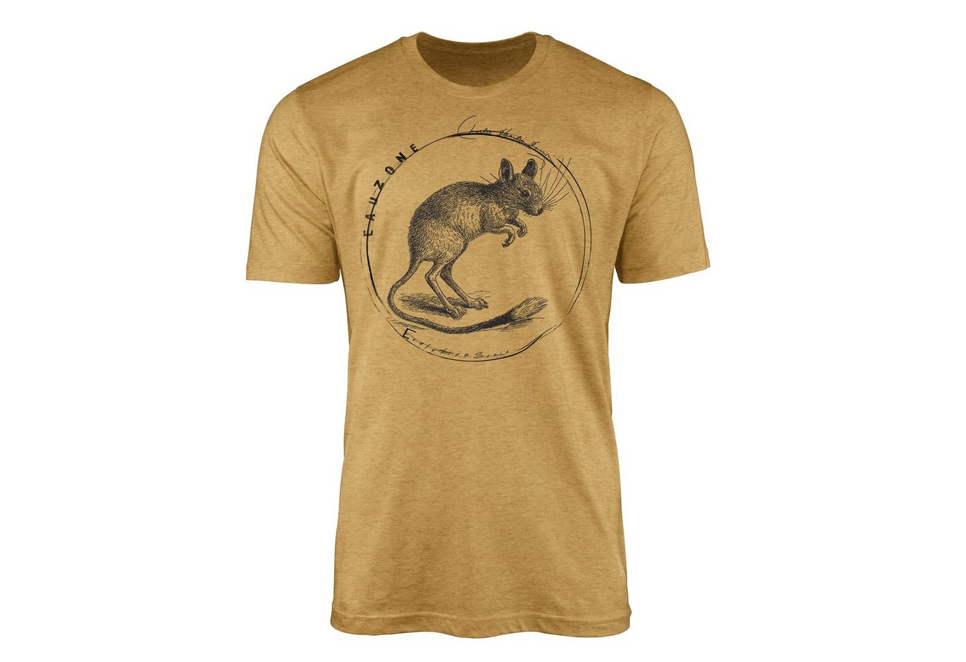 Sinus Art T-Shirt Evolution Herren T-Shirt Jerboa von Sinus Art