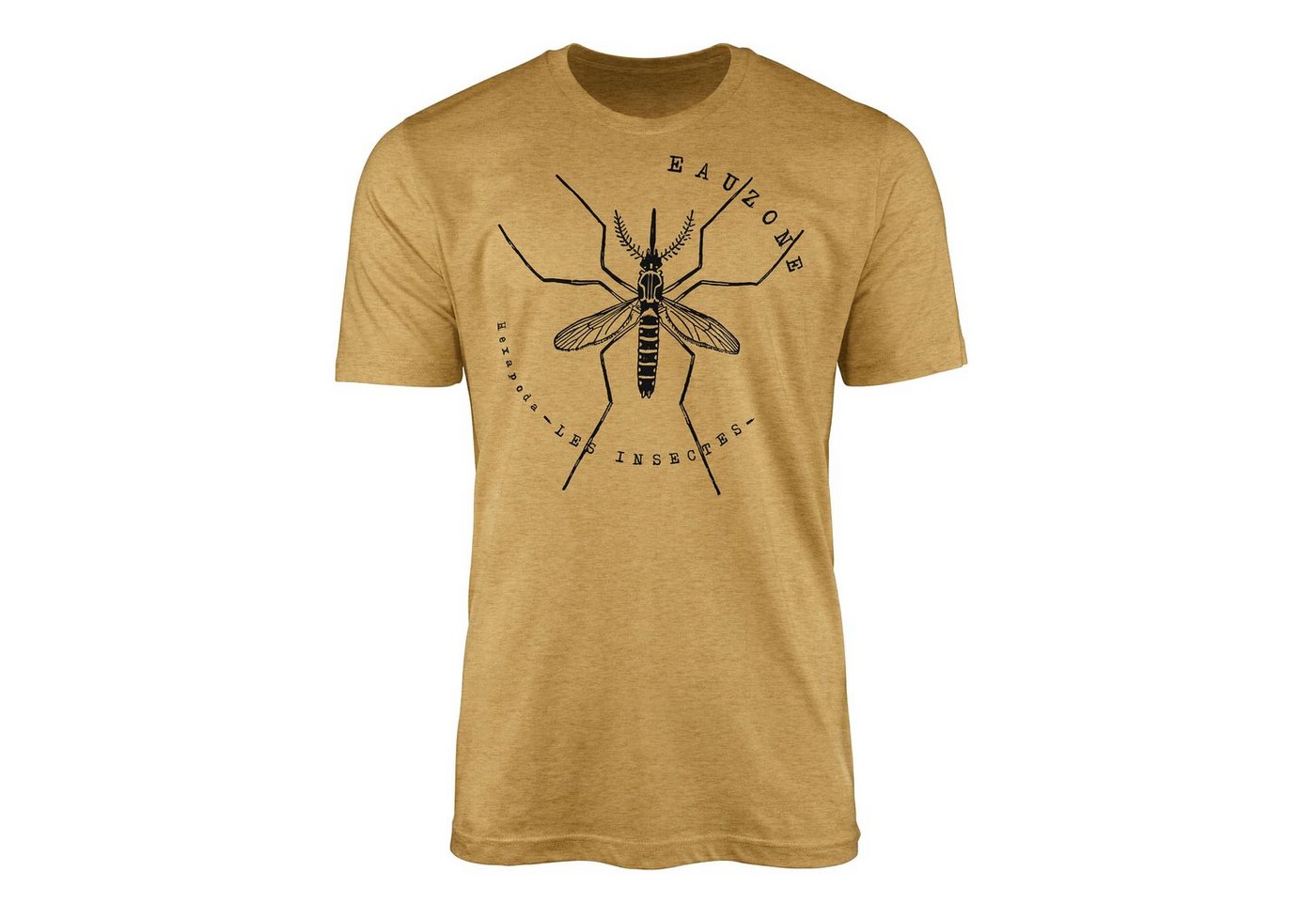 Sinus Art T-Shirt Hexapoda Herren T-Shirt Fever Mosquito von Sinus Art
