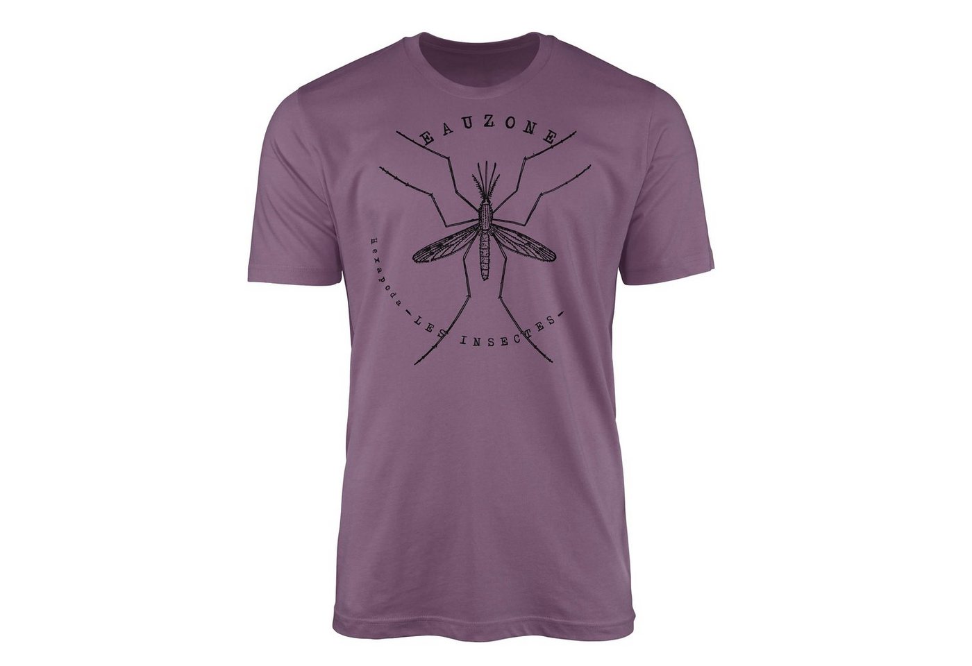 Sinus Art T-Shirt Hexapoda Herren T-Shirt Mosquito von Sinus Art