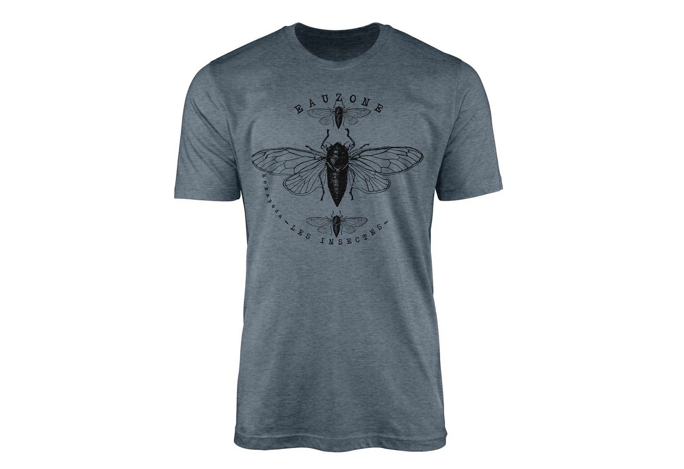 Sinus Art T-Shirt Hexapoda Herren T-Shirt Periodical Cicada von Sinus Art