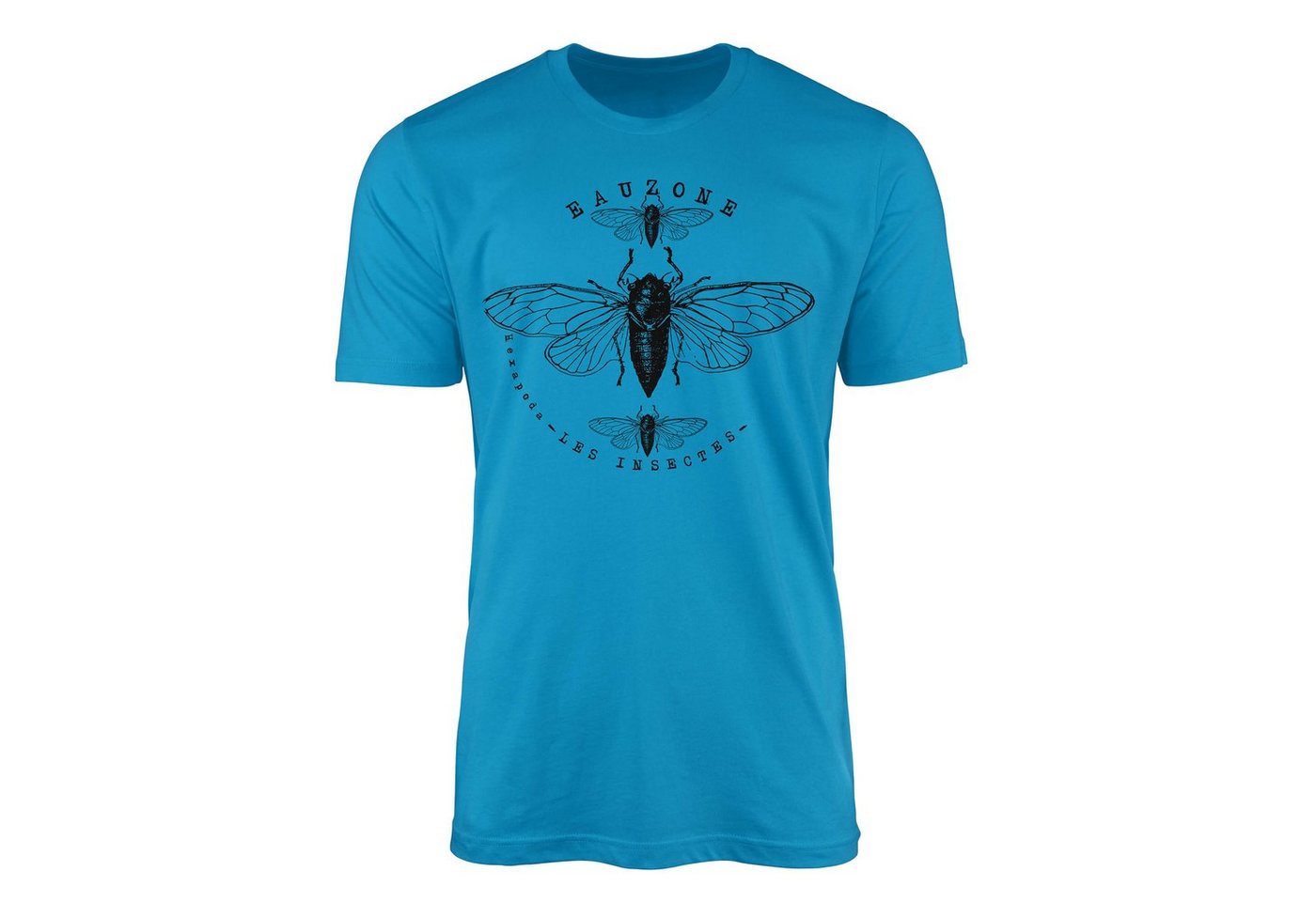 Sinus Art T-Shirt Hexapoda Herren T-Shirt Periodical Cicada von Sinus Art