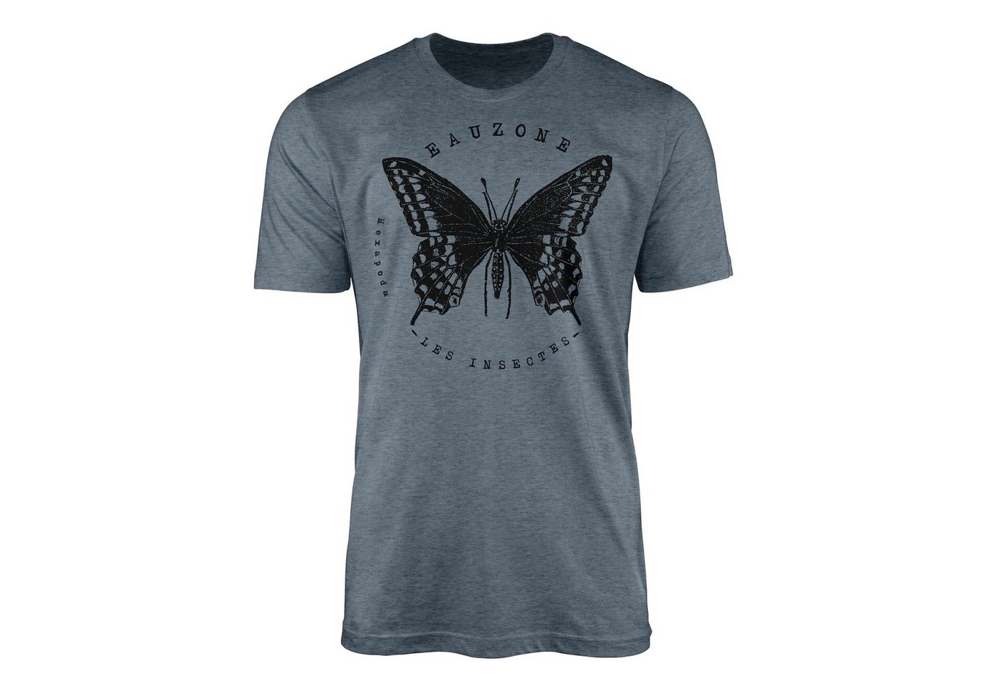 Sinus Art T-Shirt Hexapoda Herren T-Shirt Swallowtail Butterfly von Sinus Art