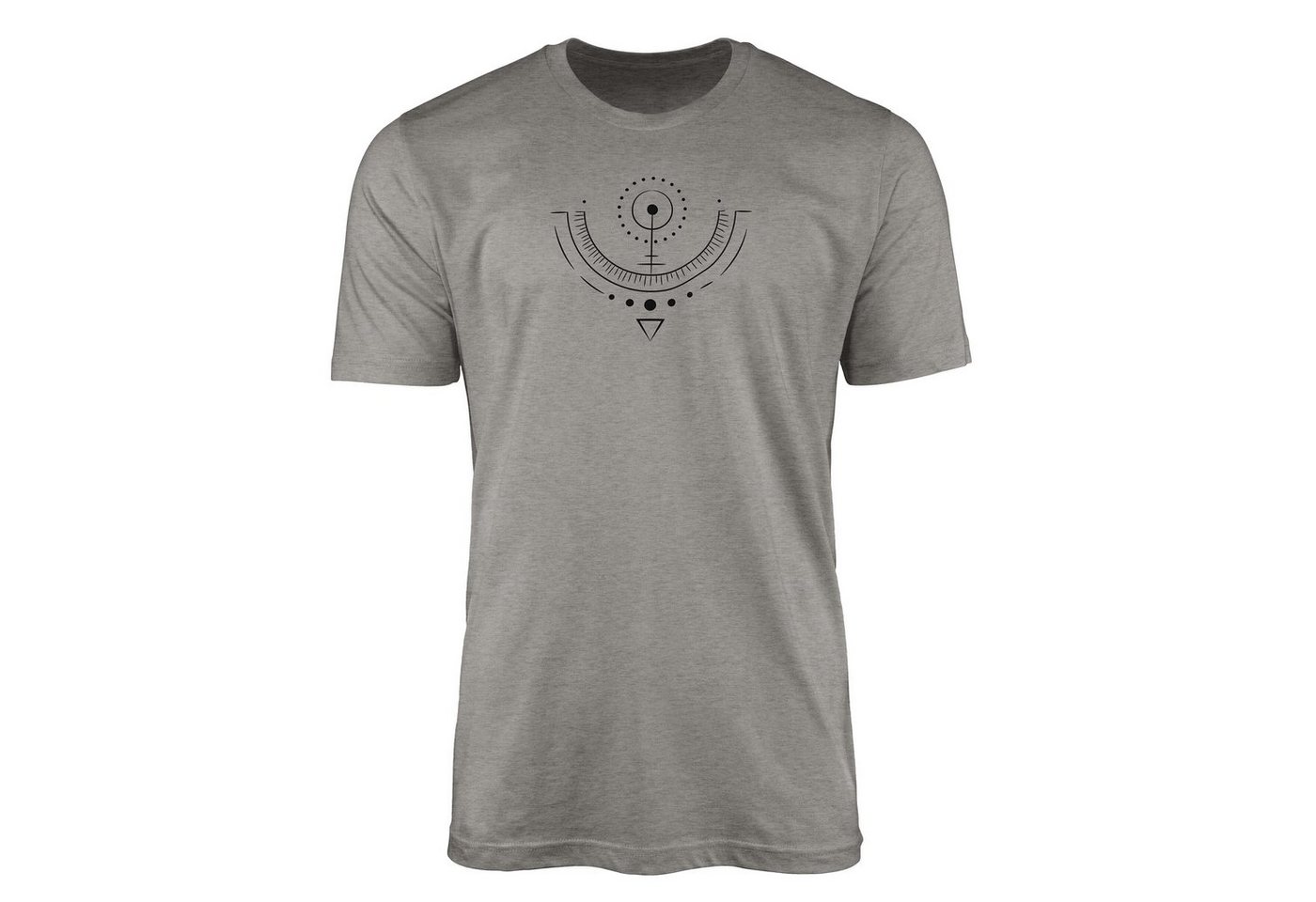 Sinus Art T-Shirt Premium T-Shirt Alchemy Serie Symbole angenehmer Tragekomfort feine Struktur No.0043 von Sinus Art