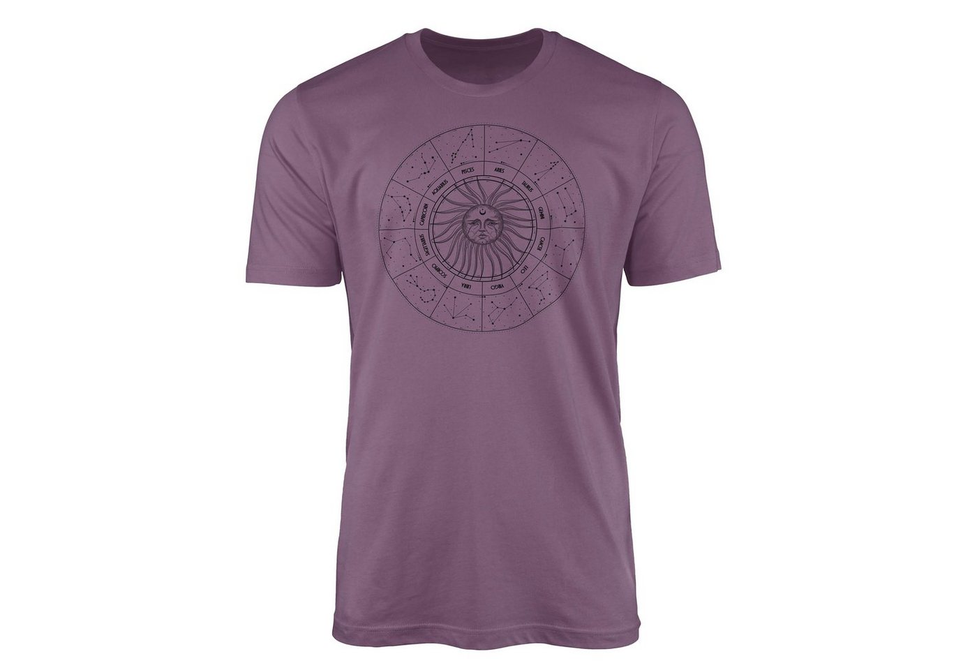 Sinus Art T-Shirt Premium T-Shirt Alchemy Serie Symbole angenehmer Tragekomfort feine Struktur No.0051 von Sinus Art