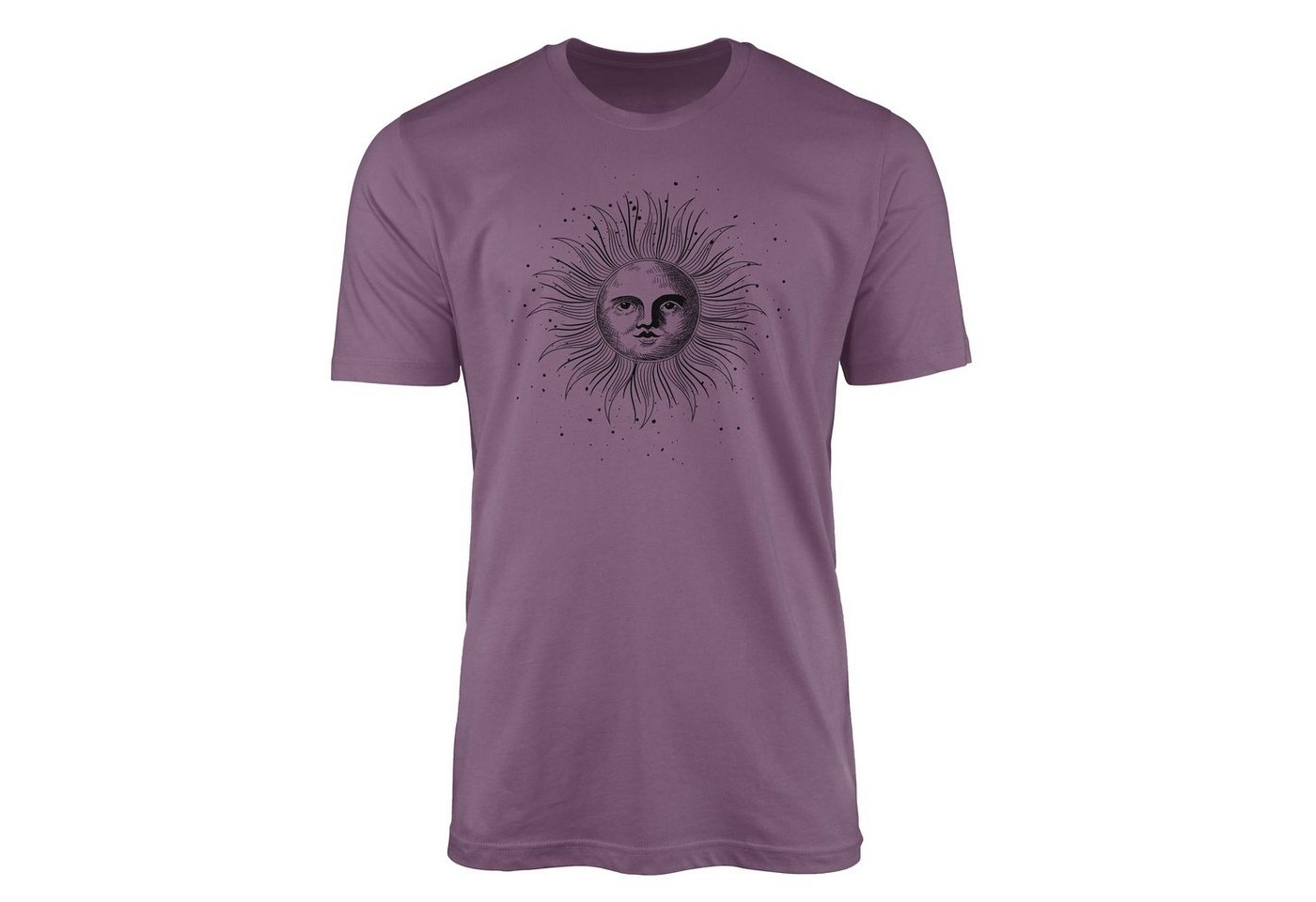 Sinus Art T-Shirt Premium T-Shirt Alchemy Serie Symbole angenehmer Tragekomfort feine Struktur No.0072 von Sinus Art