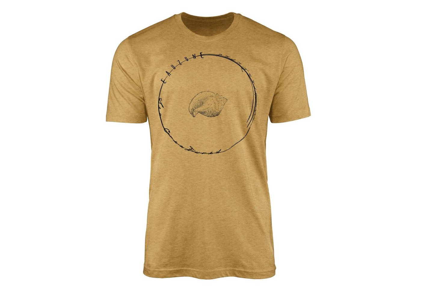 Sinus Art T-Shirt T-Shirt Tiefsee Fische - Serie: Sea Creatures, feine Struktur und sportlicher Schnitt / Sea 002 von Sinus Art