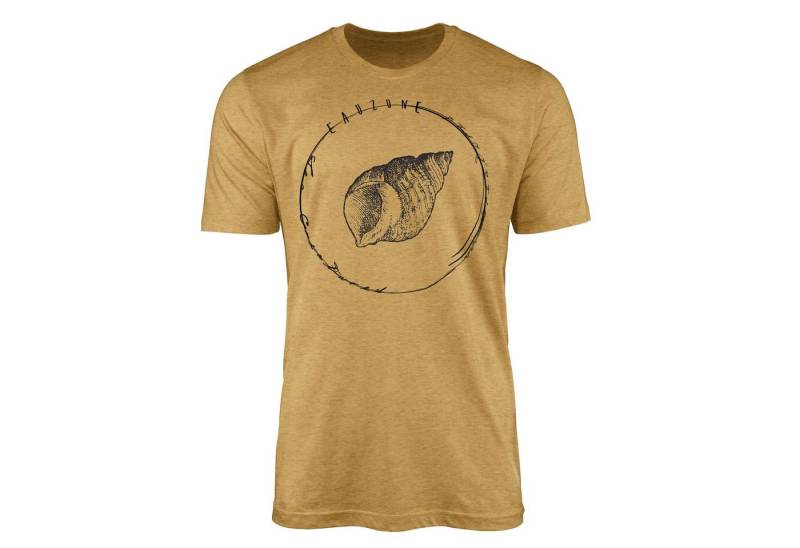 Sinus Art T-Shirt T-Shirt Tiefsee Fische - Serie: Sea Creatures, feine Struktur und sportlicher Schnitt / Sea 025 von Sinus Art