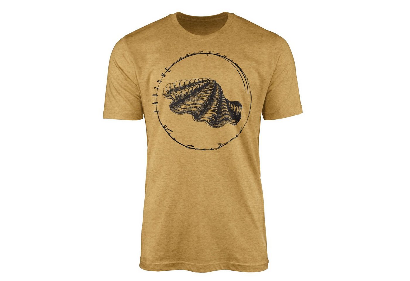 Sinus Art T-Shirt T-Shirt Tiefsee Fische - Serie: Sea Creatures, feine Struktur und sportlicher Schnitt / Sea 088 von Sinus Art