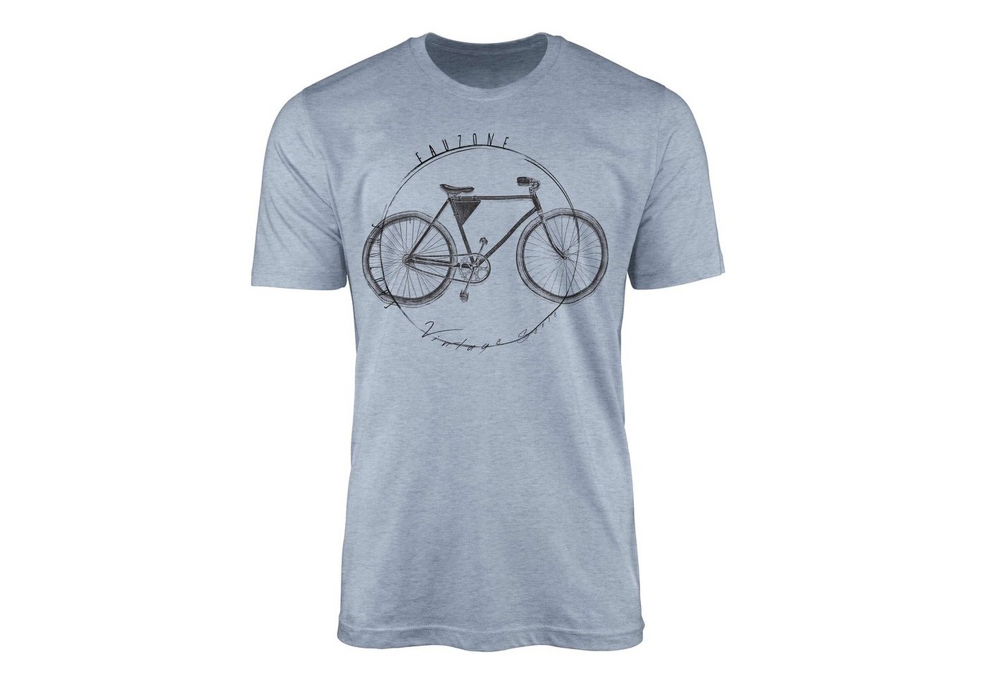 Sinus Art T-Shirt Vintage Herren T-Shirt Fahrrad von Sinus Art